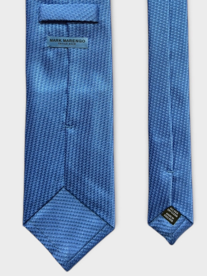 Pale Blue Textured Jacquard Silk Tie