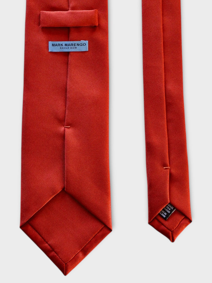 Rust 50 oz Silk Twill Tie