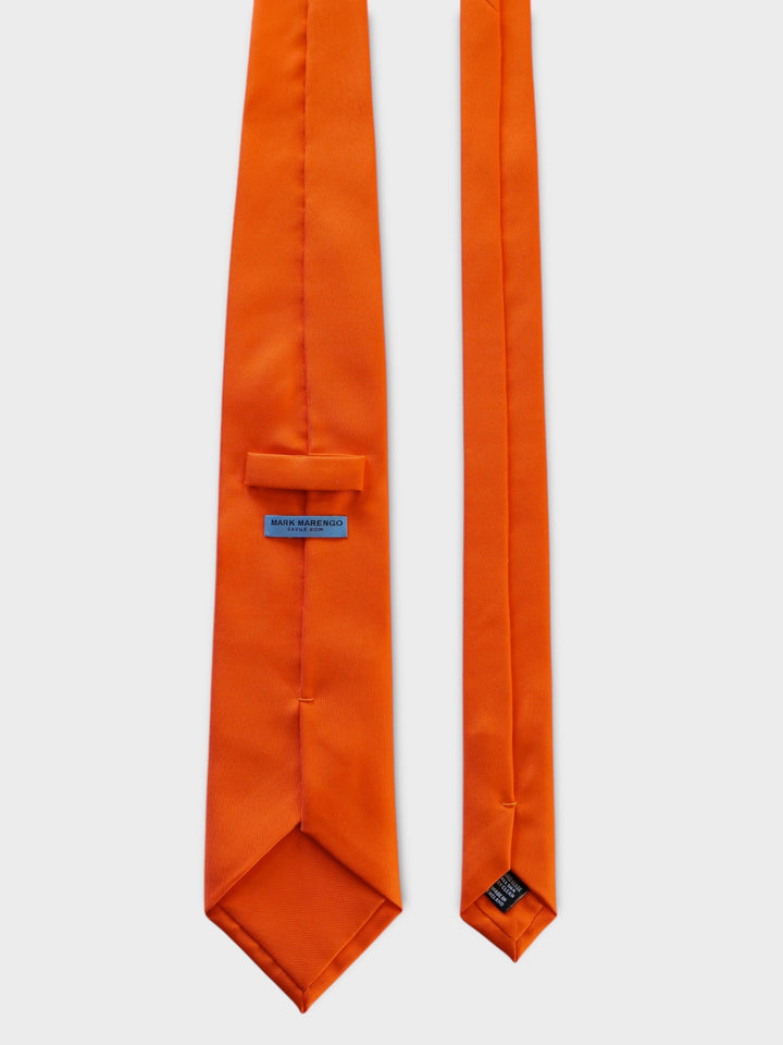 Orange 50 oz Silk Twill Tie
