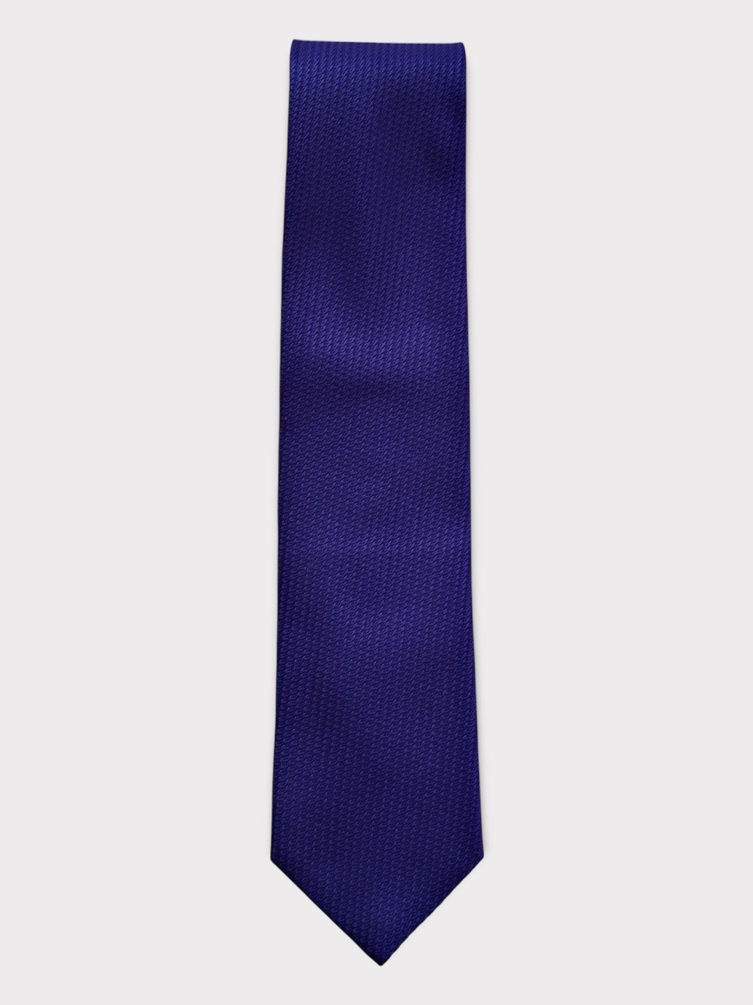 Purple Textured Jacquard Silk Tie