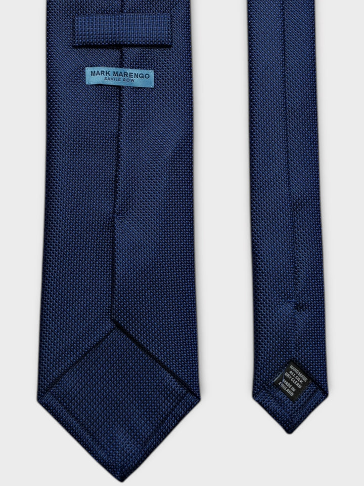 Petrol Blue Textured Jacquard Silk Tie