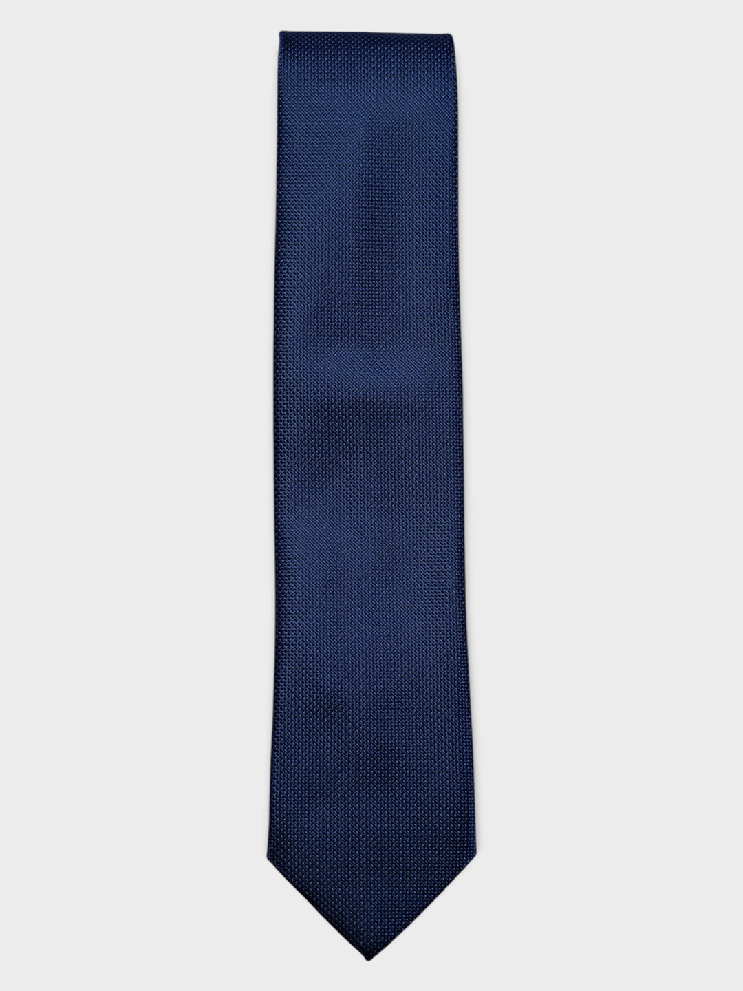 Petrol Blue Textured Jacquard Silk Tie