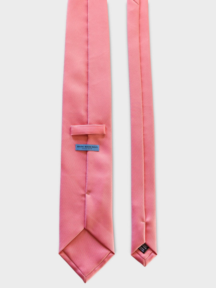 Pink 50 oz Silk Twill Tie