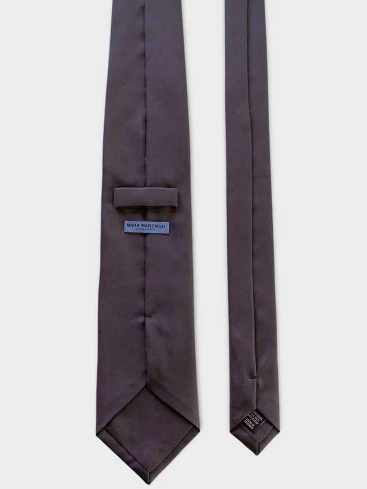 Grey 50 oz Silk Twill Tie