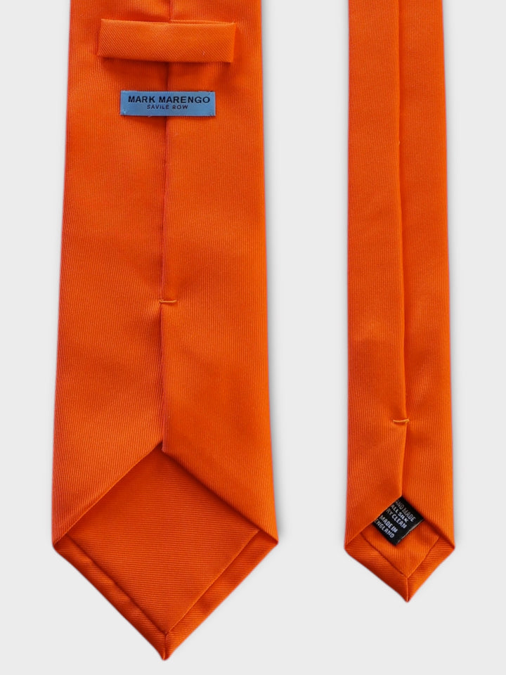Orange 50 oz Silk Twill Tie
