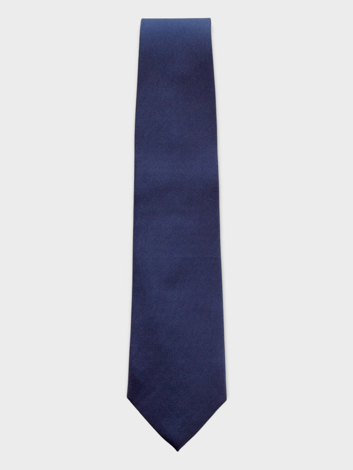 Blue 50 oz Silk Twill Tie