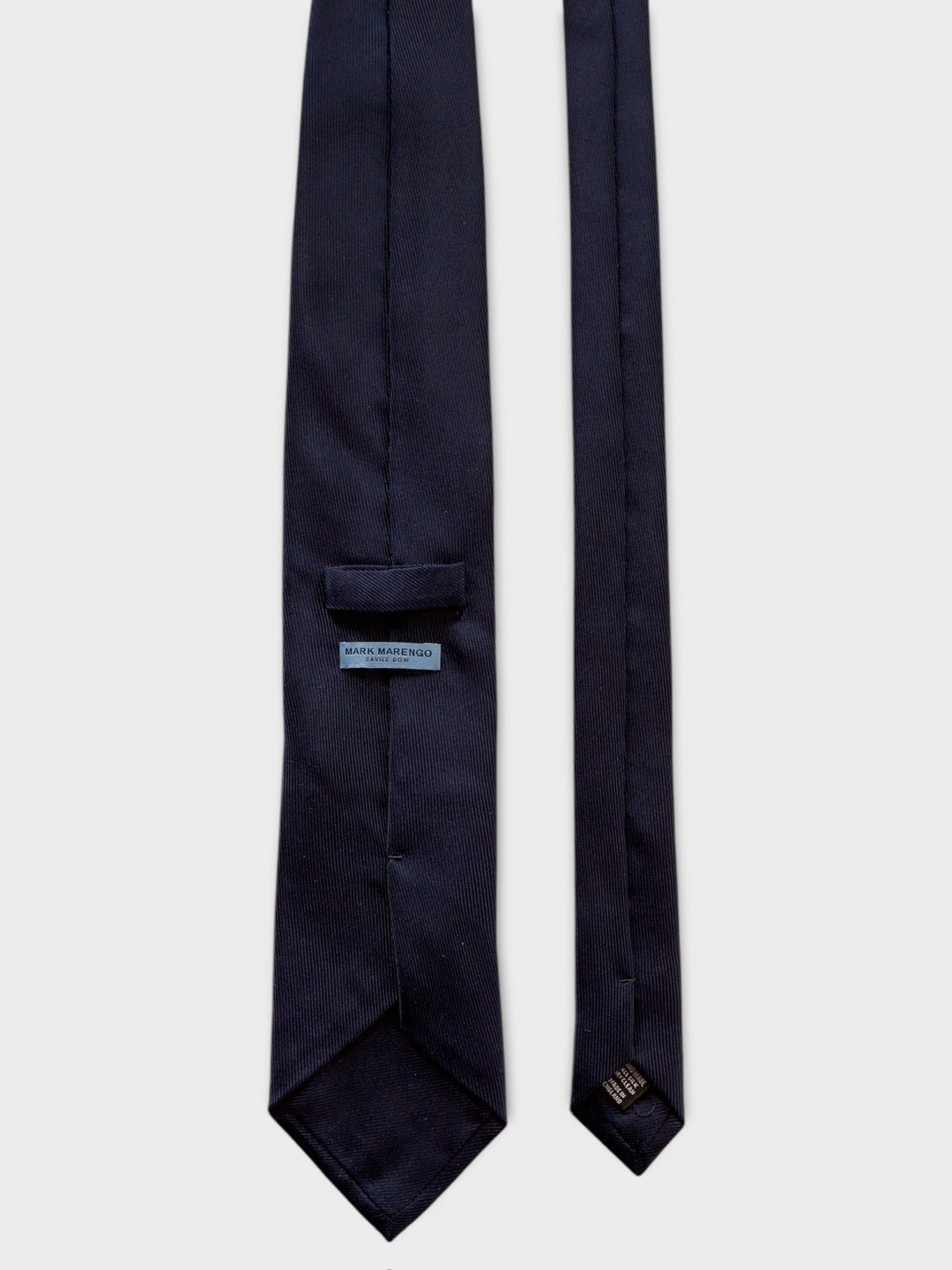 Navy 50 oz Silk Twill Tie