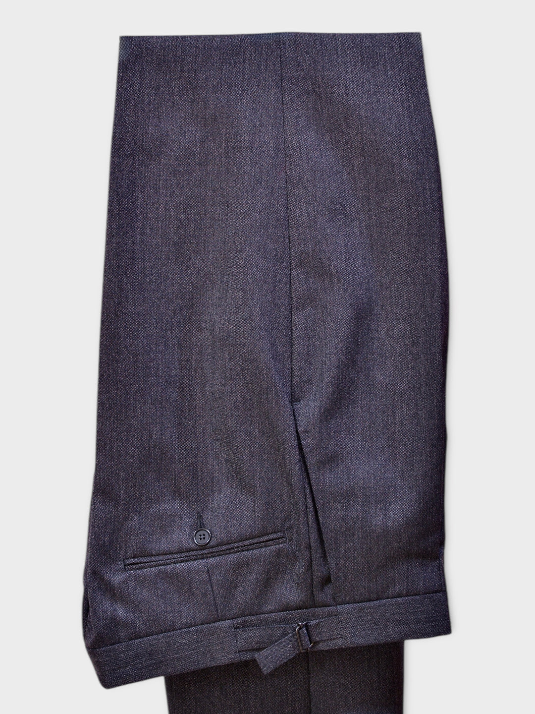 Charcoal Worsted Wool Trouser