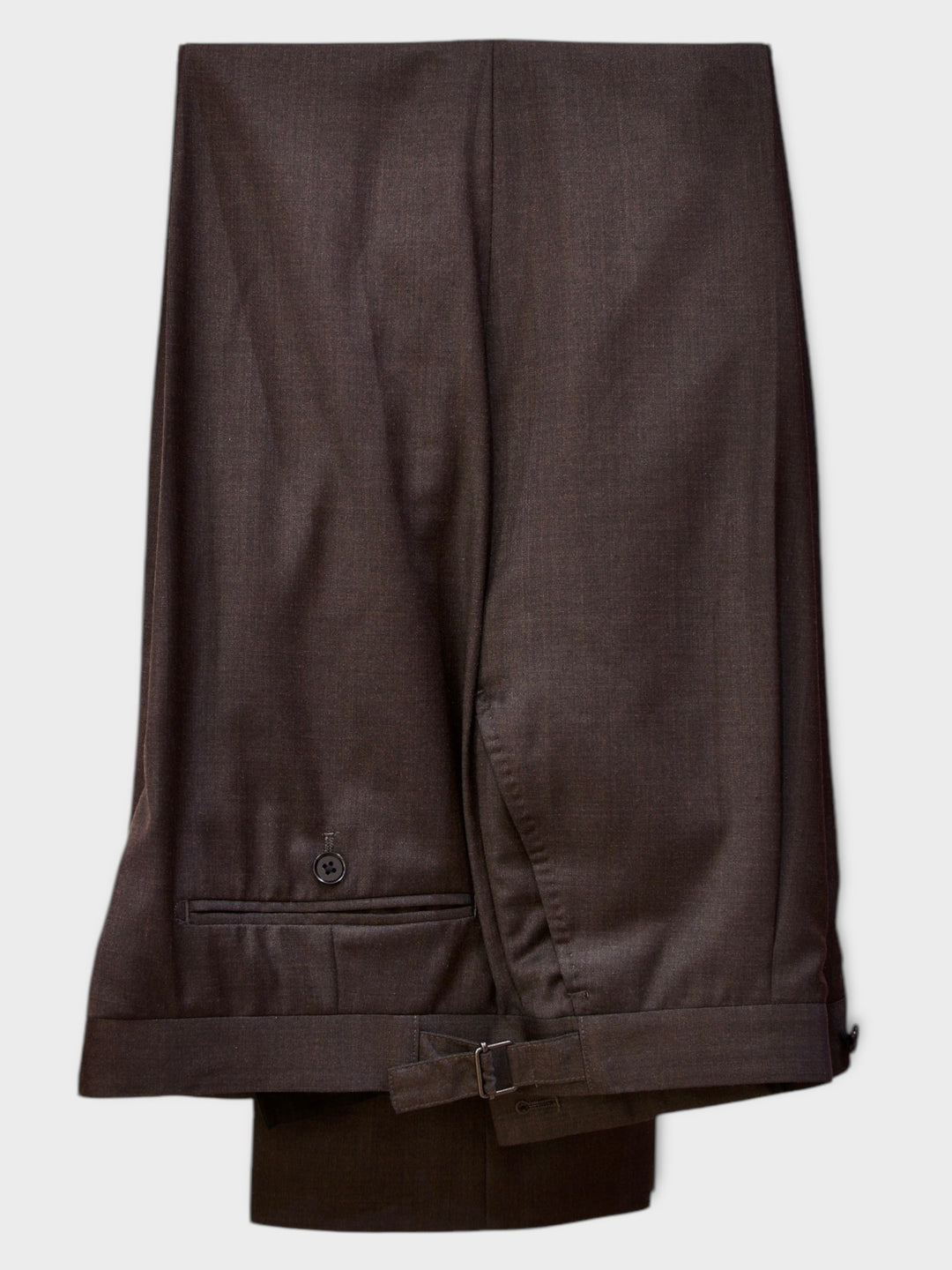 Dark Brown Wool Trouser