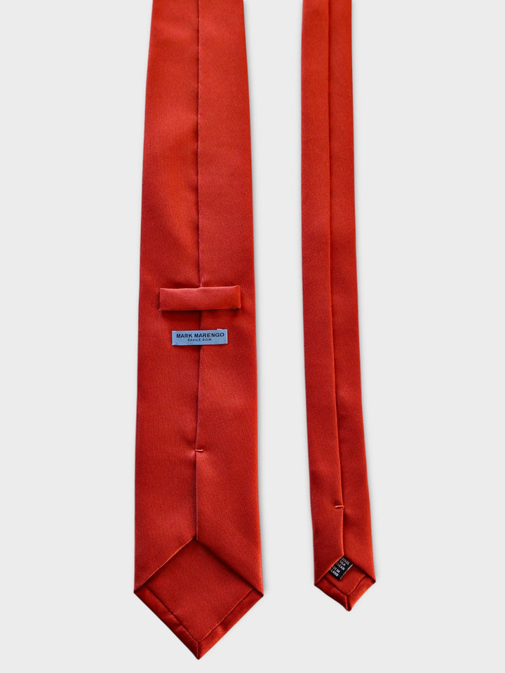 Rust 50 oz Silk Twill Tie