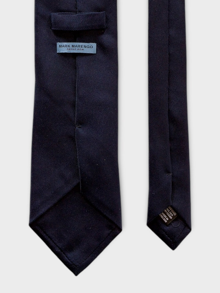 Navy 50 oz Silk Twill Tie