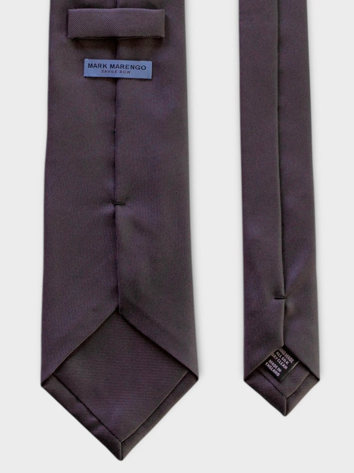 Grey 50 oz Silk Twill Tie