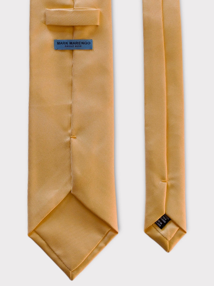 Yellow 50 oz Silk Twill Tie
