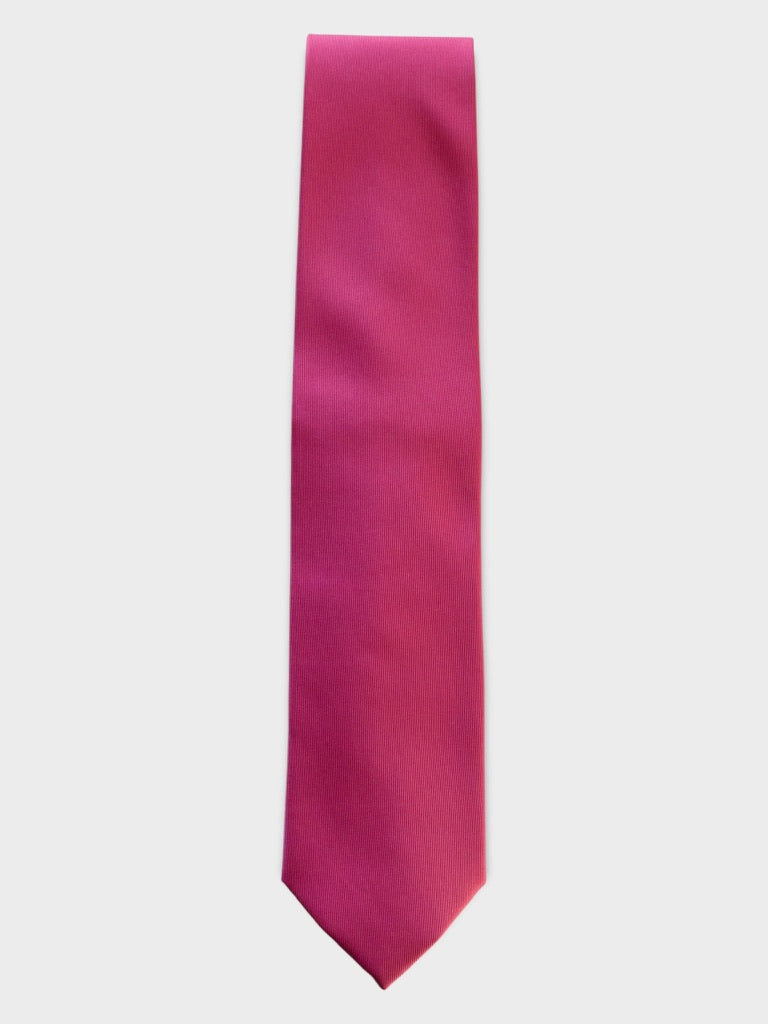 Fuchsia 50 oz Silk Twill Tie