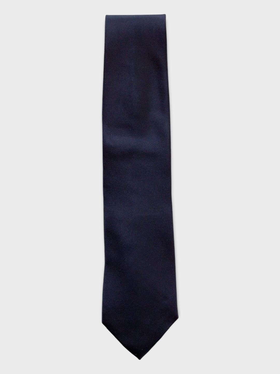 Navy 50 oz Silk Twill Tie