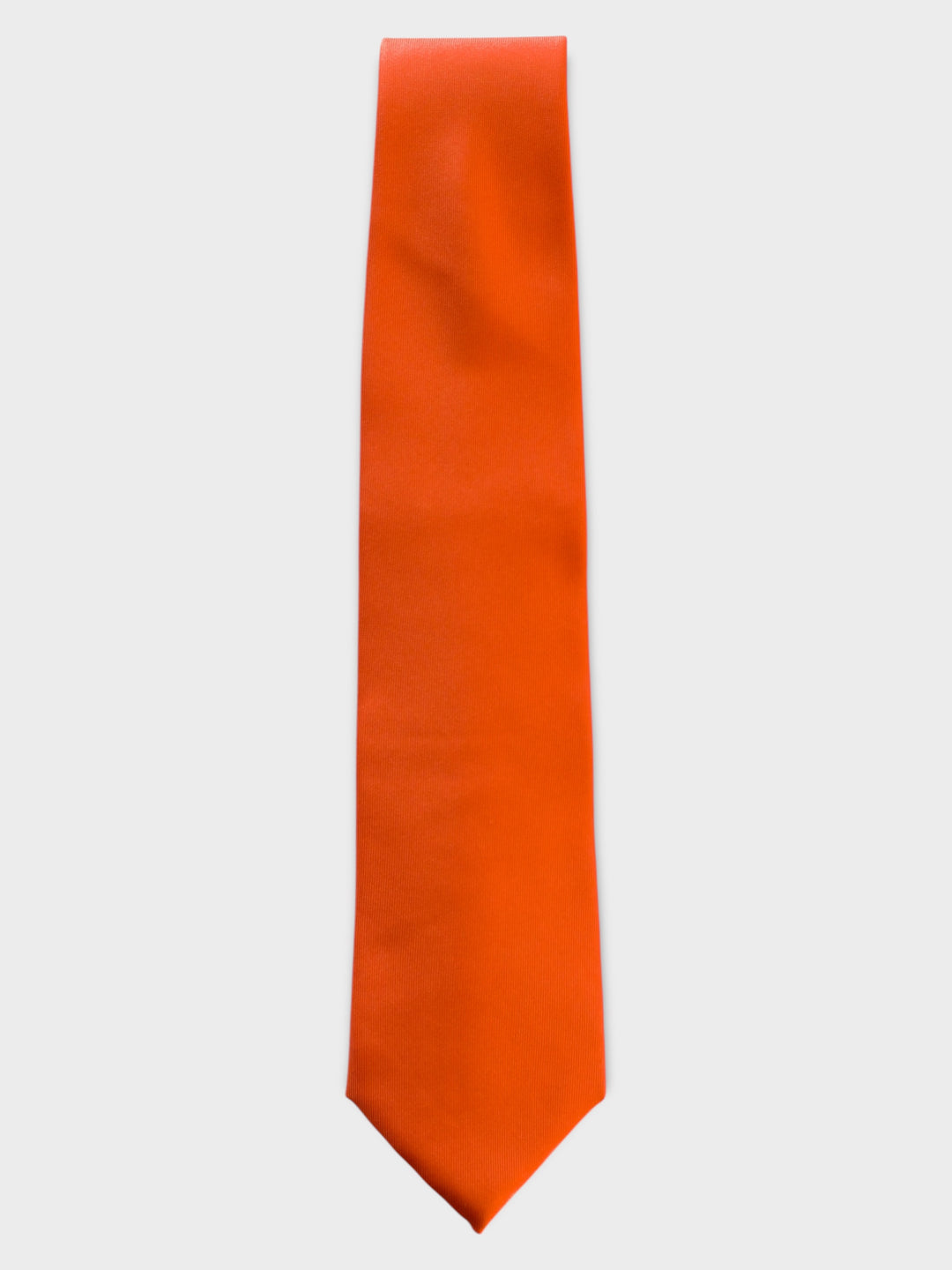 Orange 50 oz Silk Twill Tie