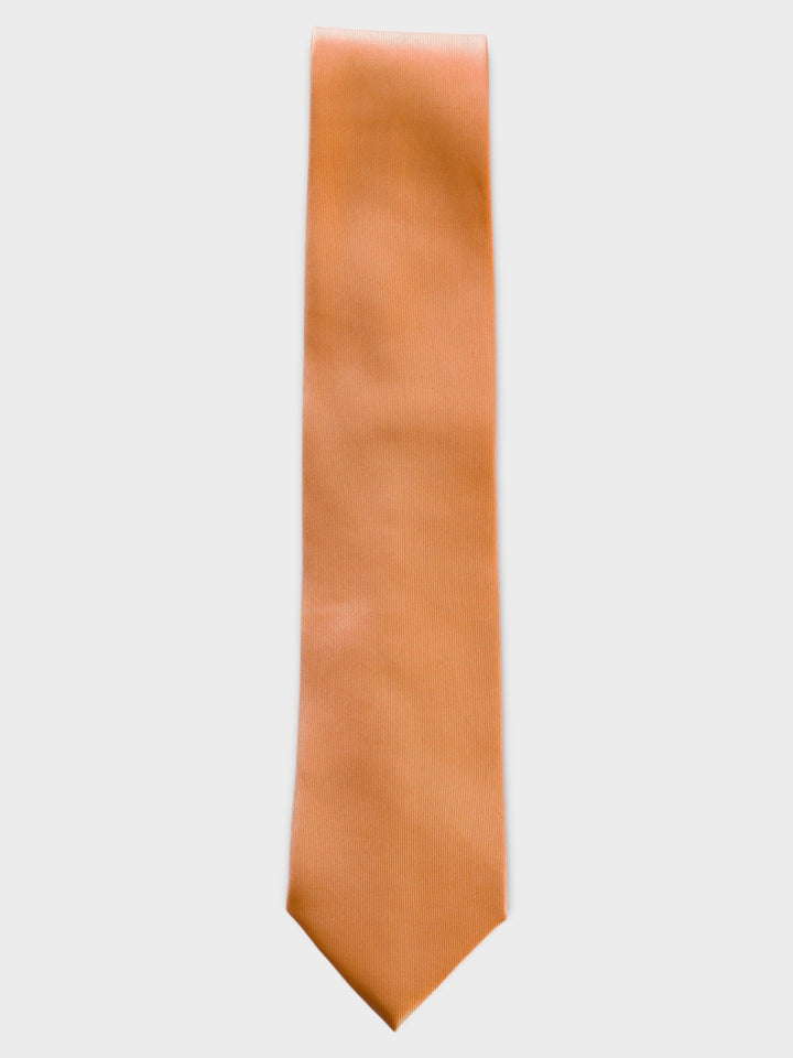 Pale orange 50 oz Silk Twill Tie