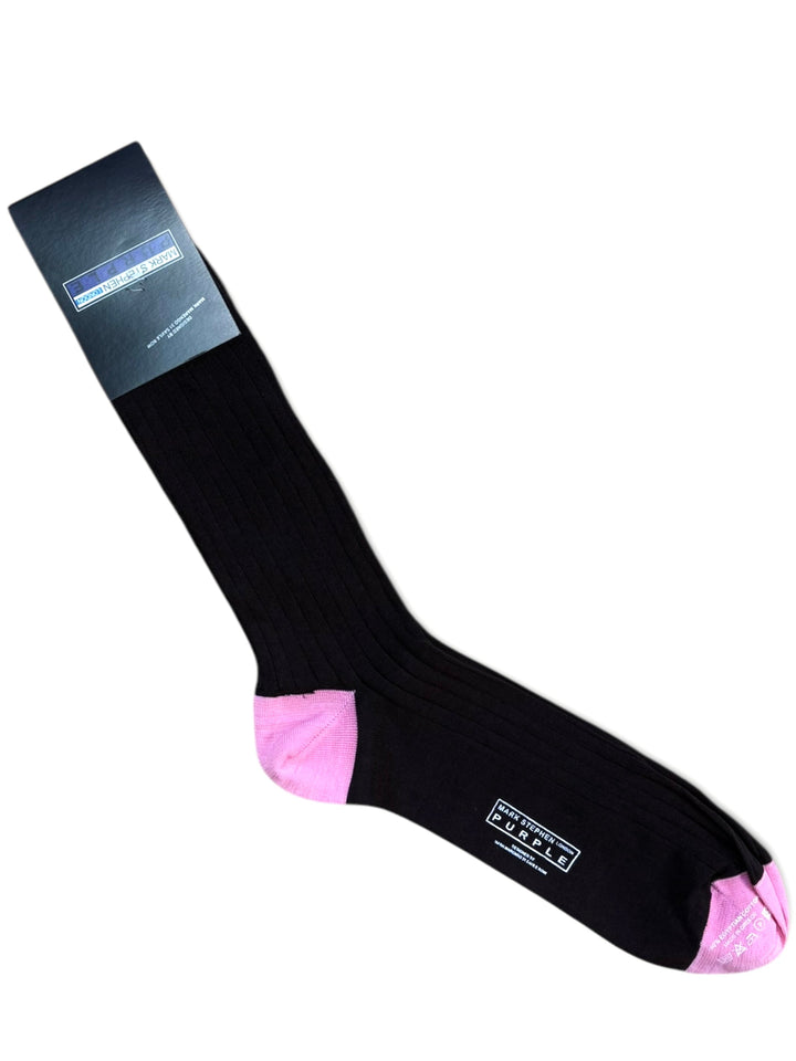 Chaussettes en coton marron