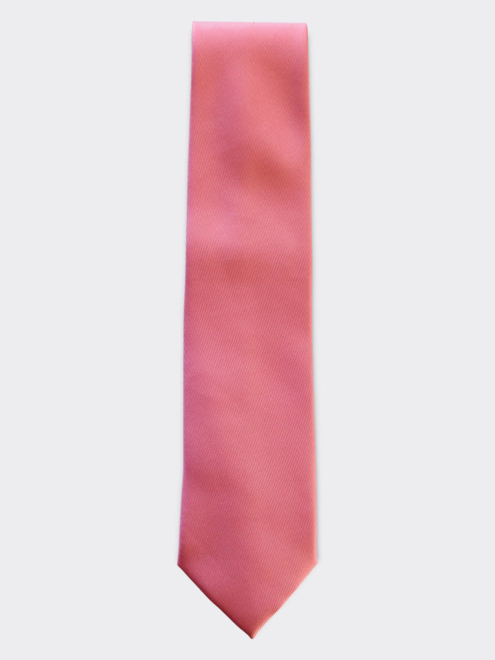 Pink 50 oz Silk Twill Tie