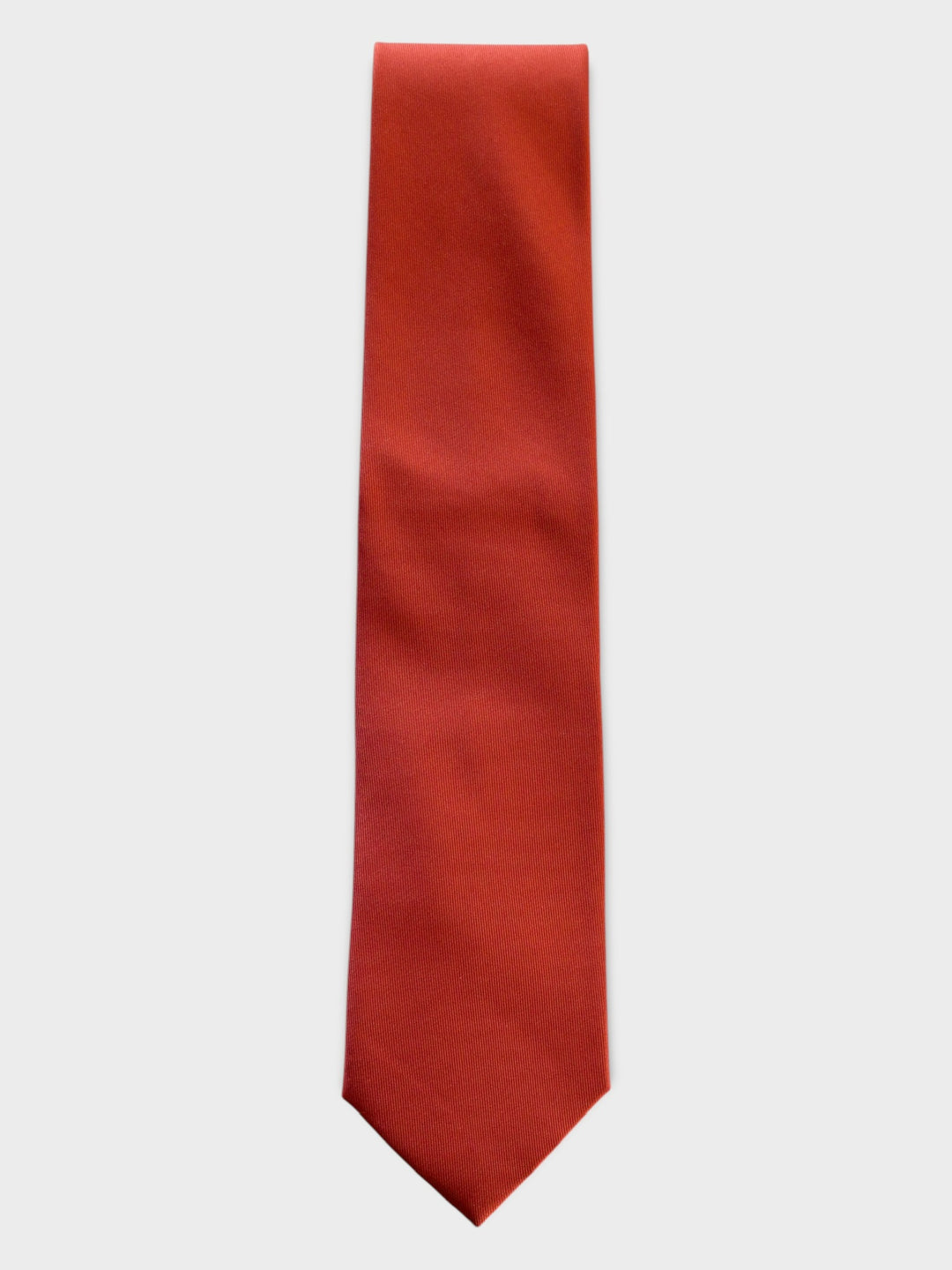 Rust 50 oz Silk Twill Tie