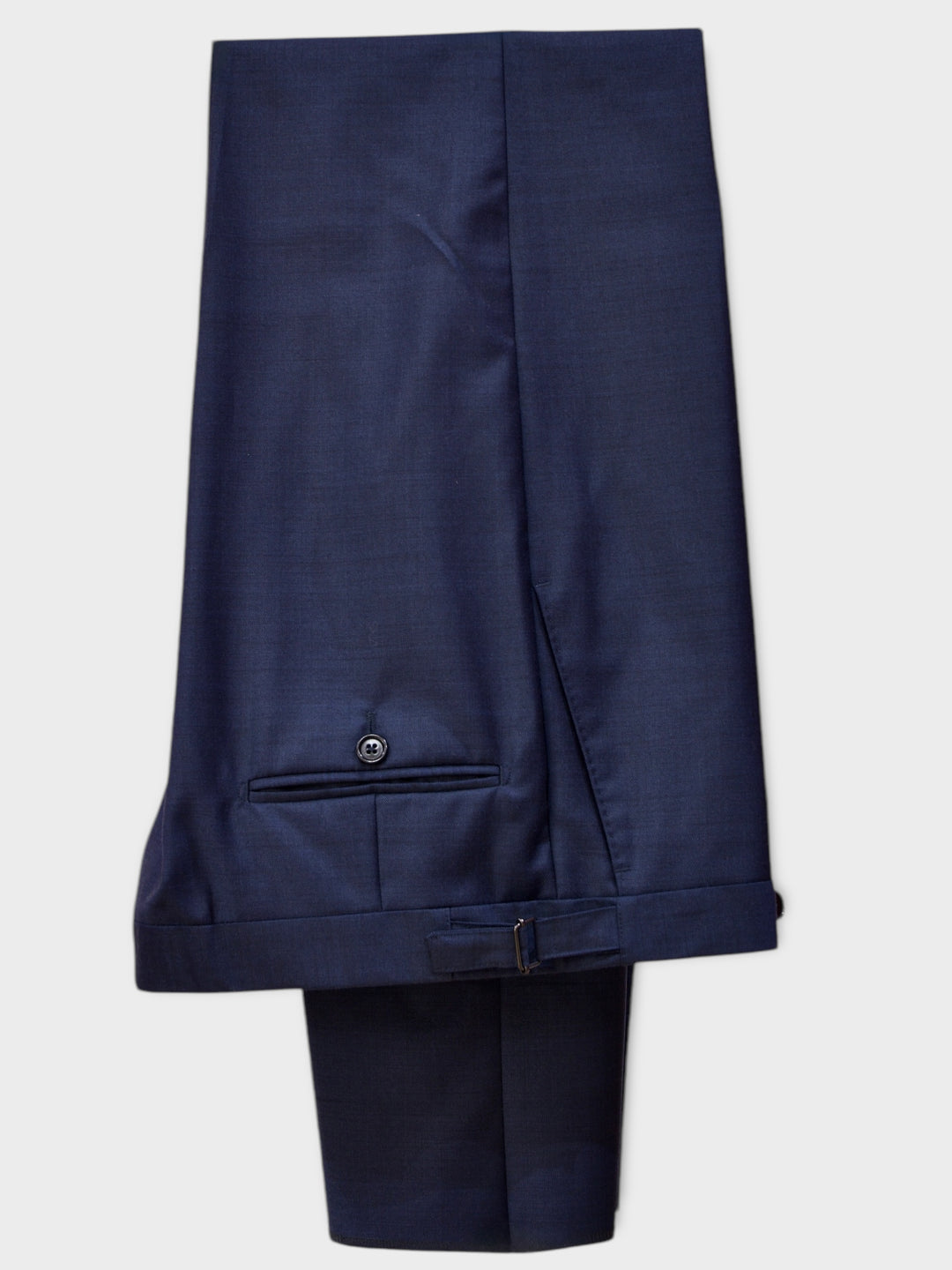 Steel Blue Wool Trousers