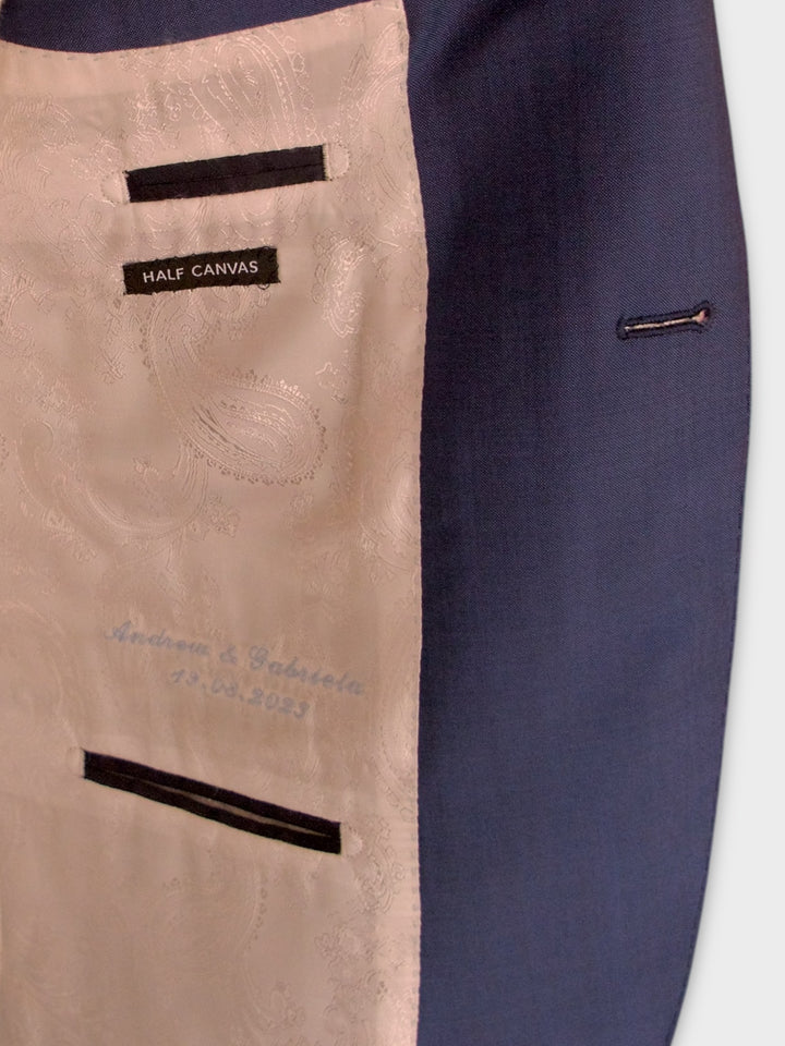 Blue Wool And Mohair Suit Sartorial Make