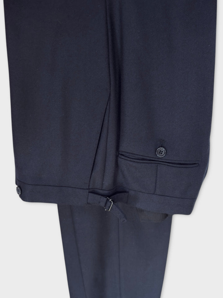 Dark Navy Herrinbone Heavy weight Suit