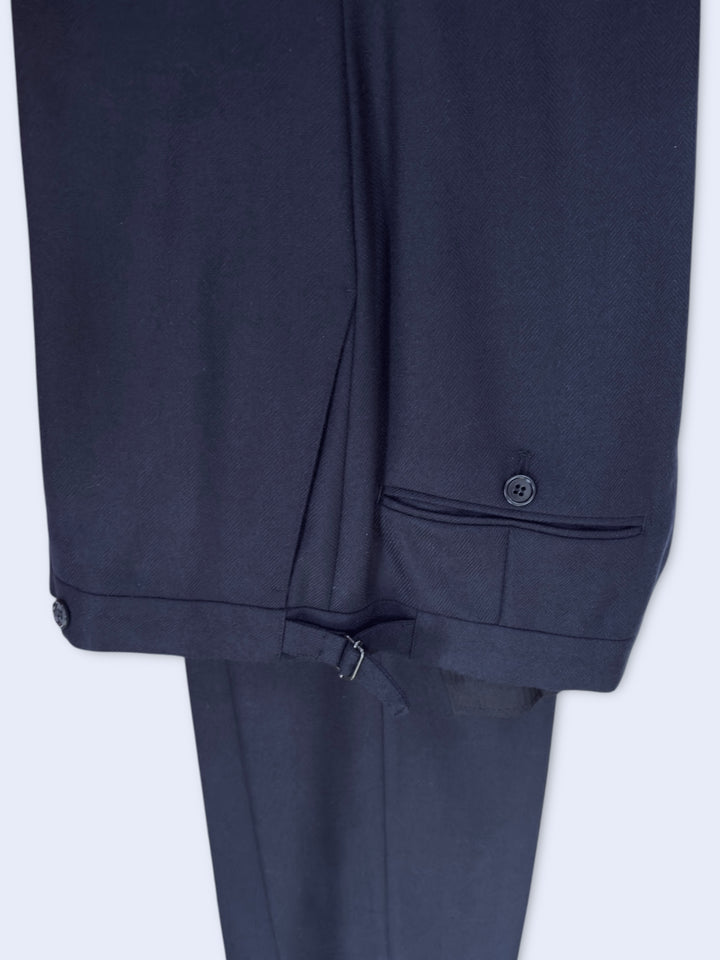 Dark Navy Herringbone suit