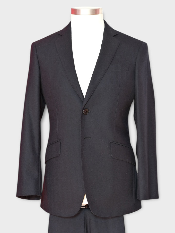 Dark Navy Herrinbone Heavy weight Suit