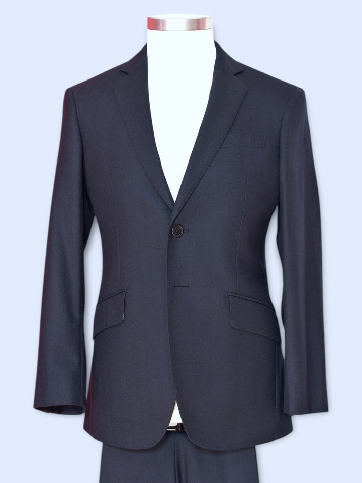 Dark Navy Herringbone suit