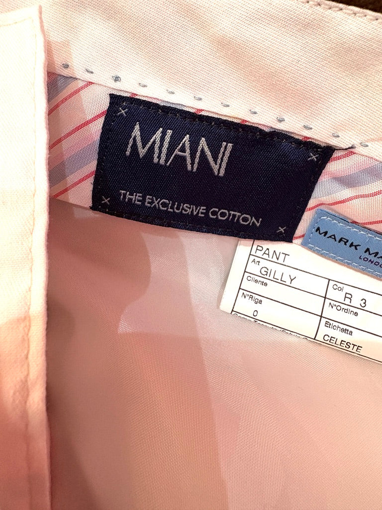 Peach Cotton Twill Trouser