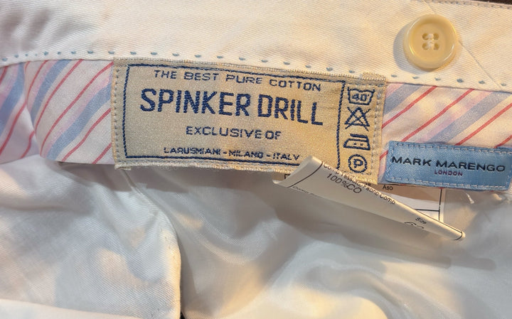 Beige Cotton Trouser
