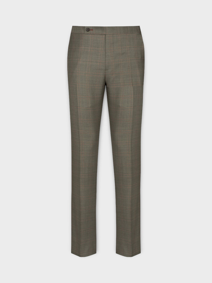 Beige Prince Of Wales Suit Sartorially Made