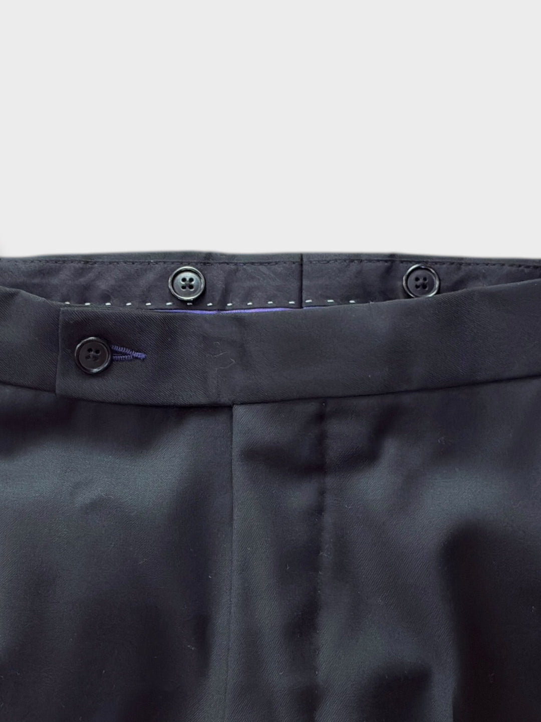 Black Wool Trousers