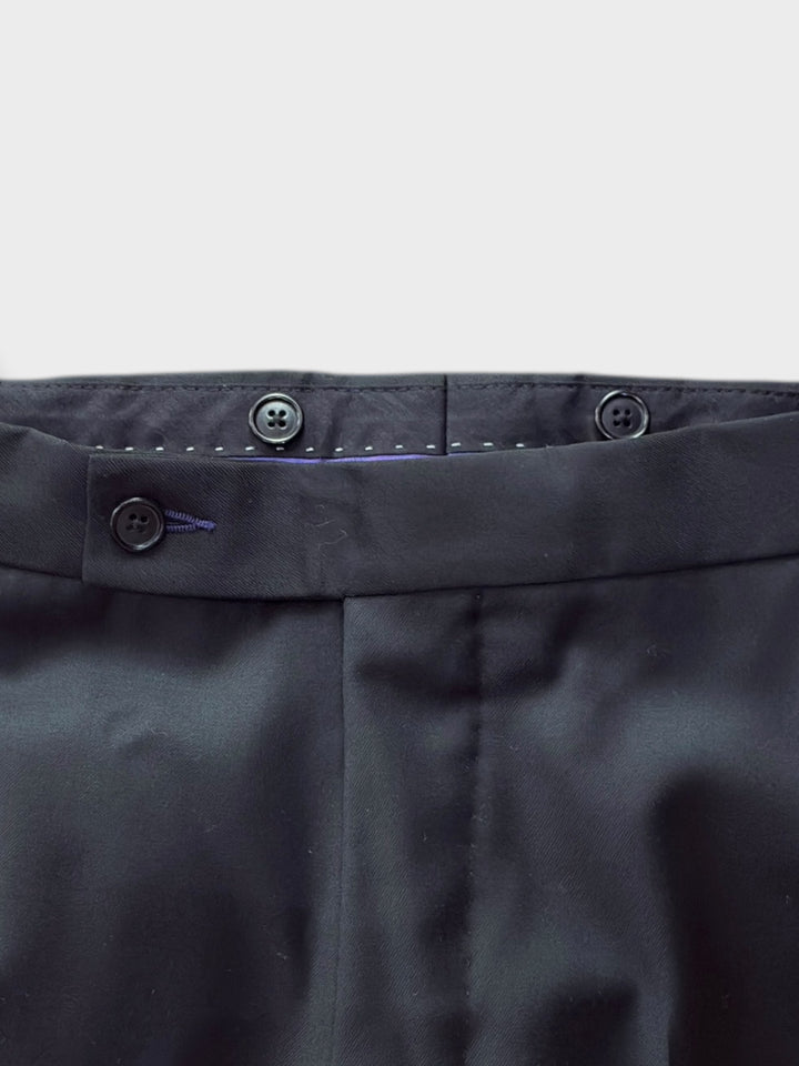 Black Wool Trousers