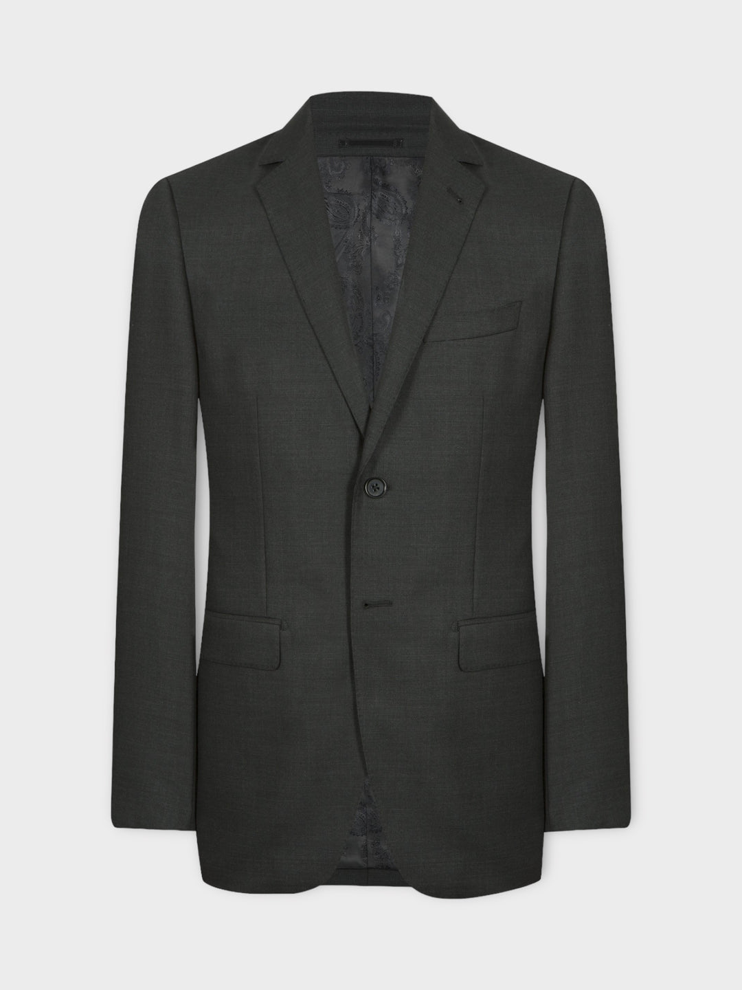 Dark Grey Nailshead Suit
