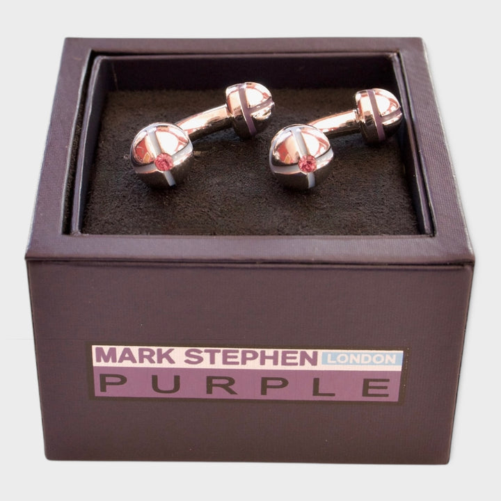 Link Cufflinks Pink
