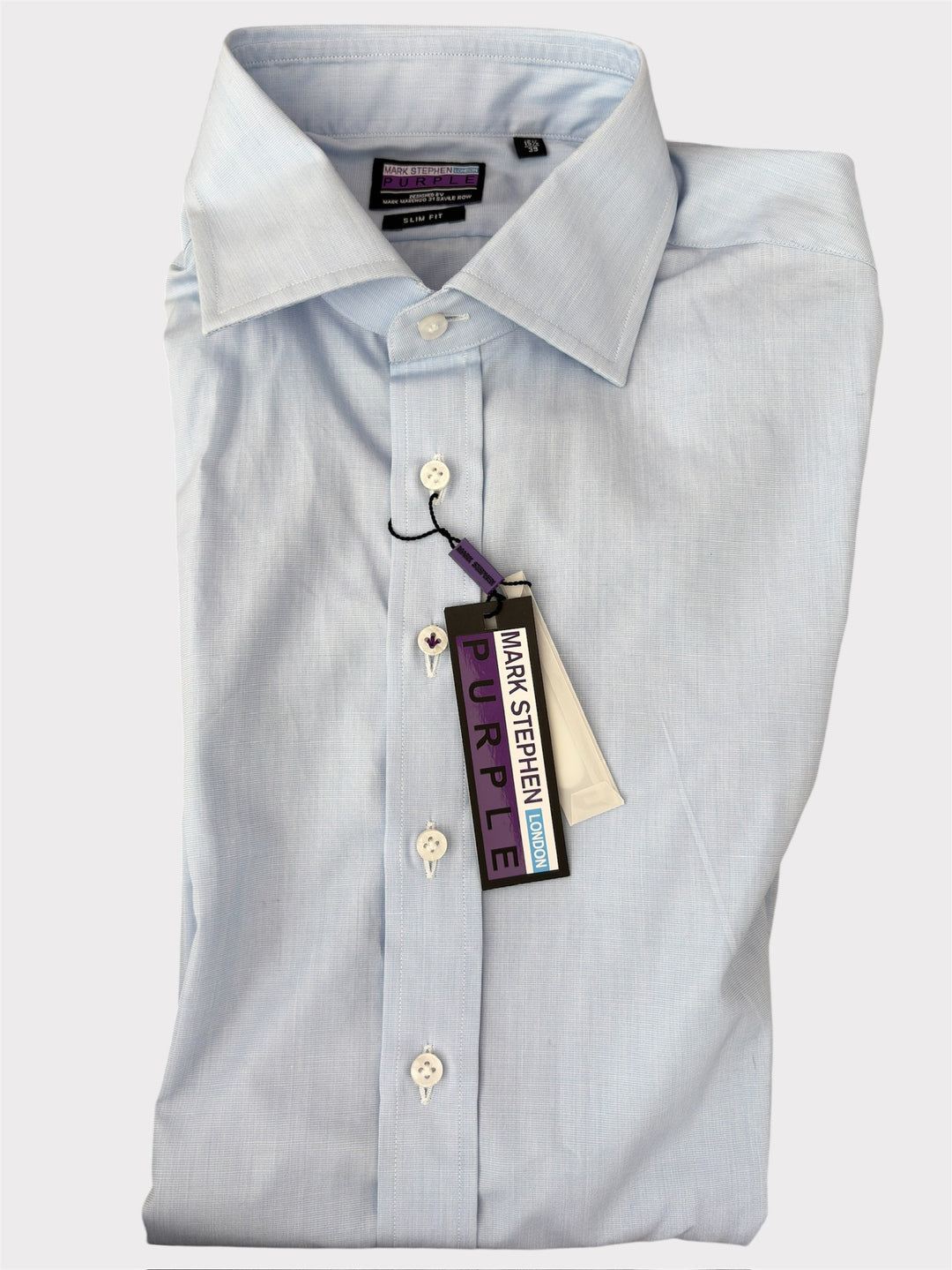Light Blue Fil-à-Fil Shirt