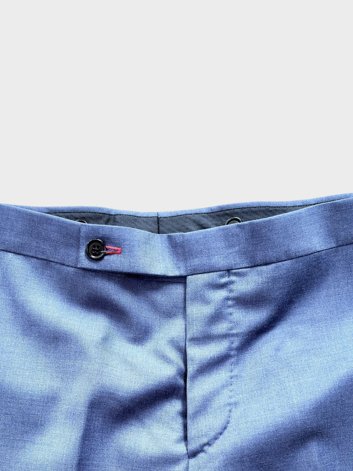 Blue Wool Trouser