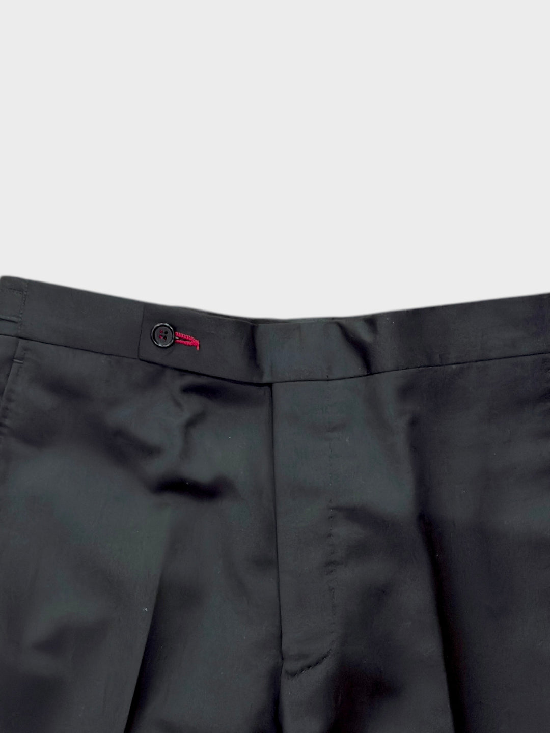 Black Wool Trousers Scarlet Label