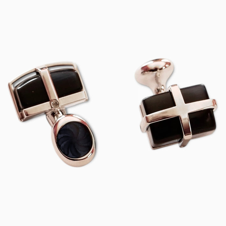 Black Cat Eye Cufflinks