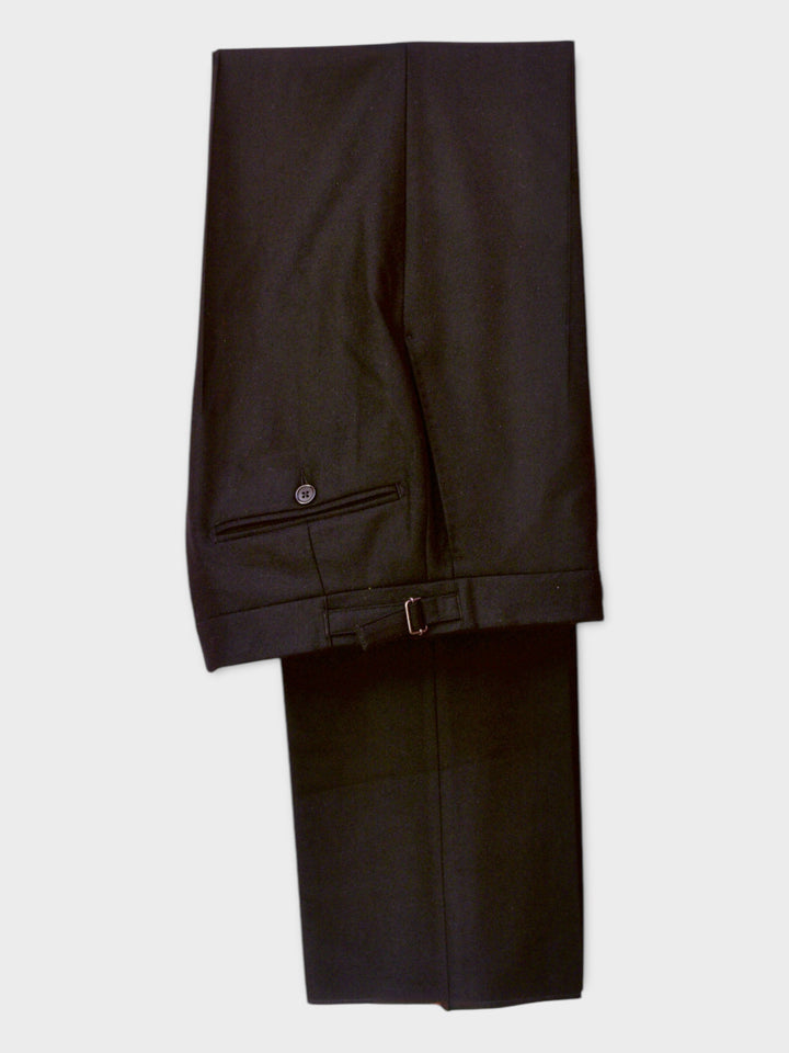 Black Flannel Trousers