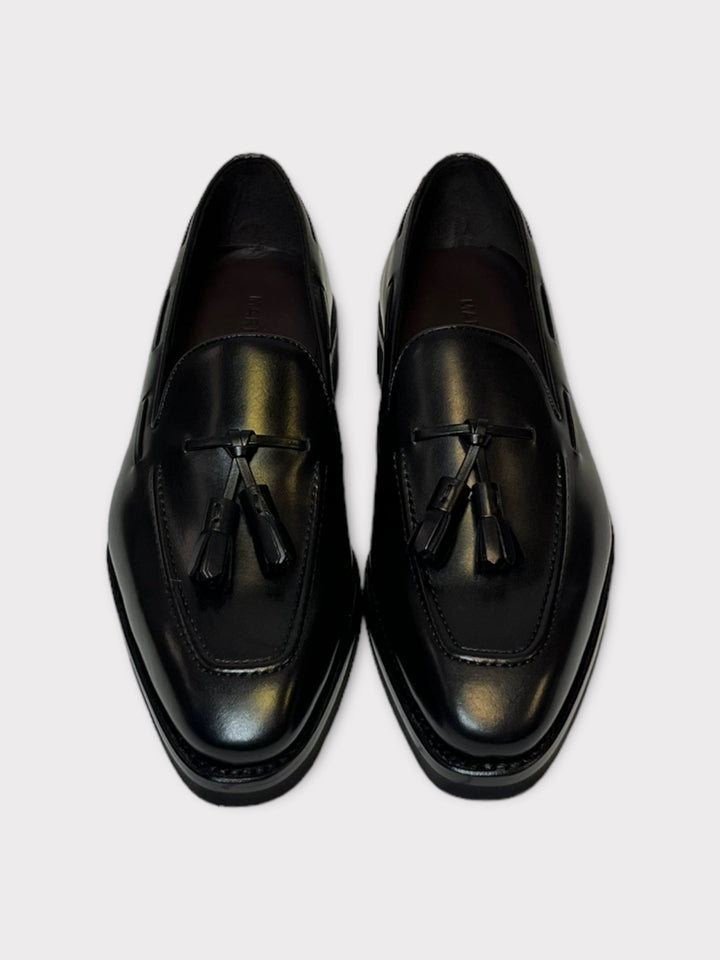 Black Leather Loafers