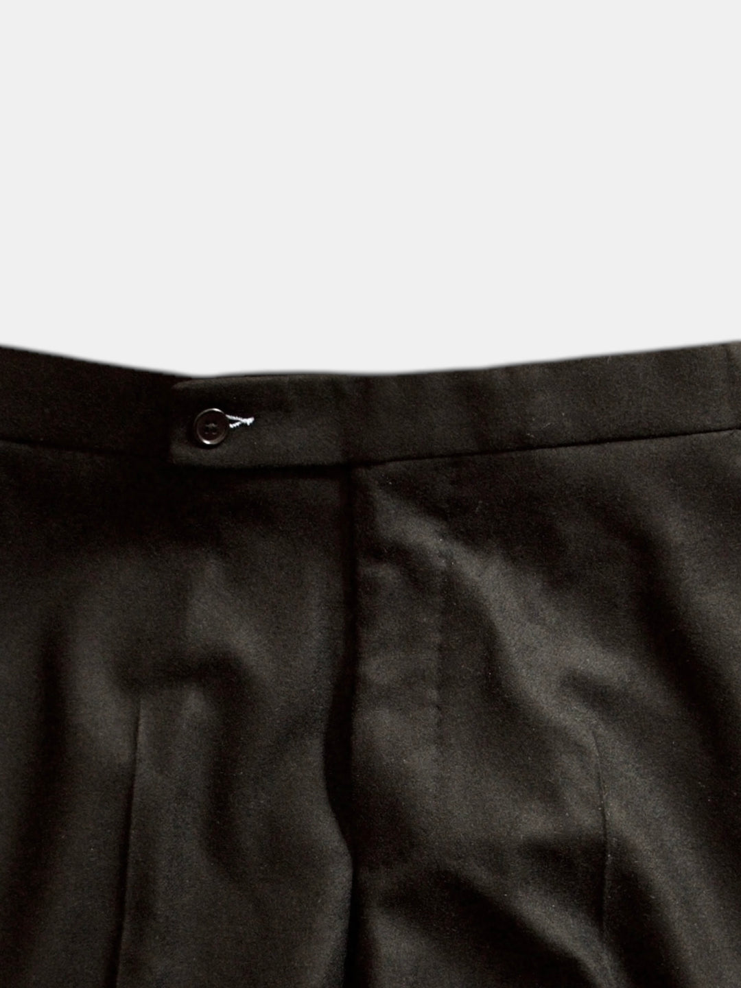 Black Flannel Trousers
