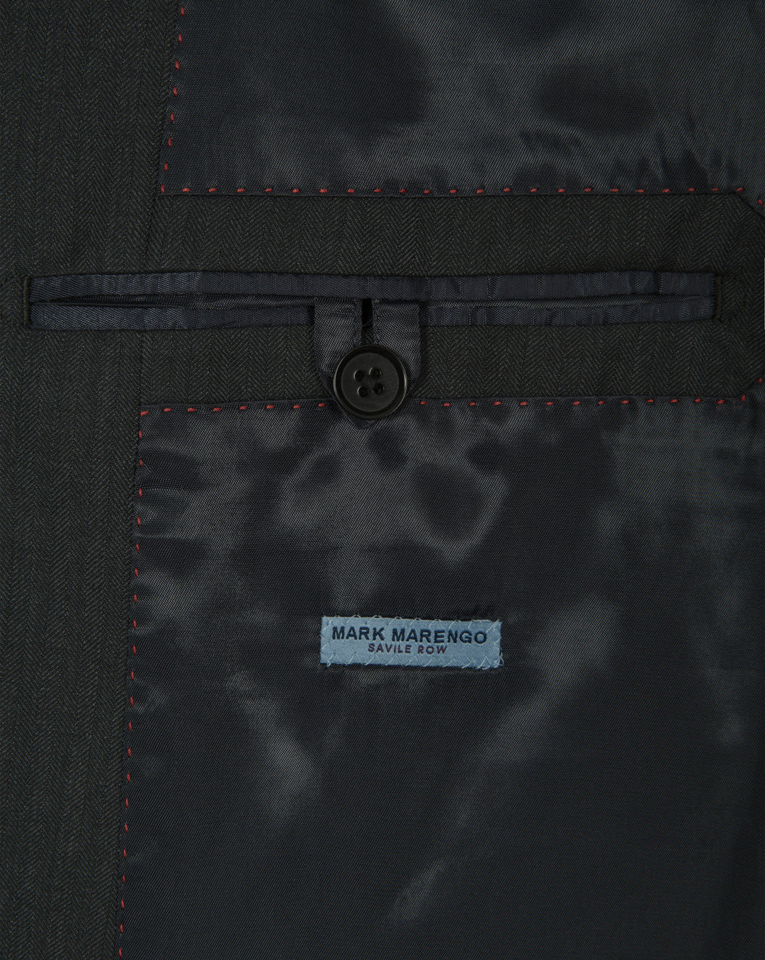 Costume Gris Anthracite à Chevrons
