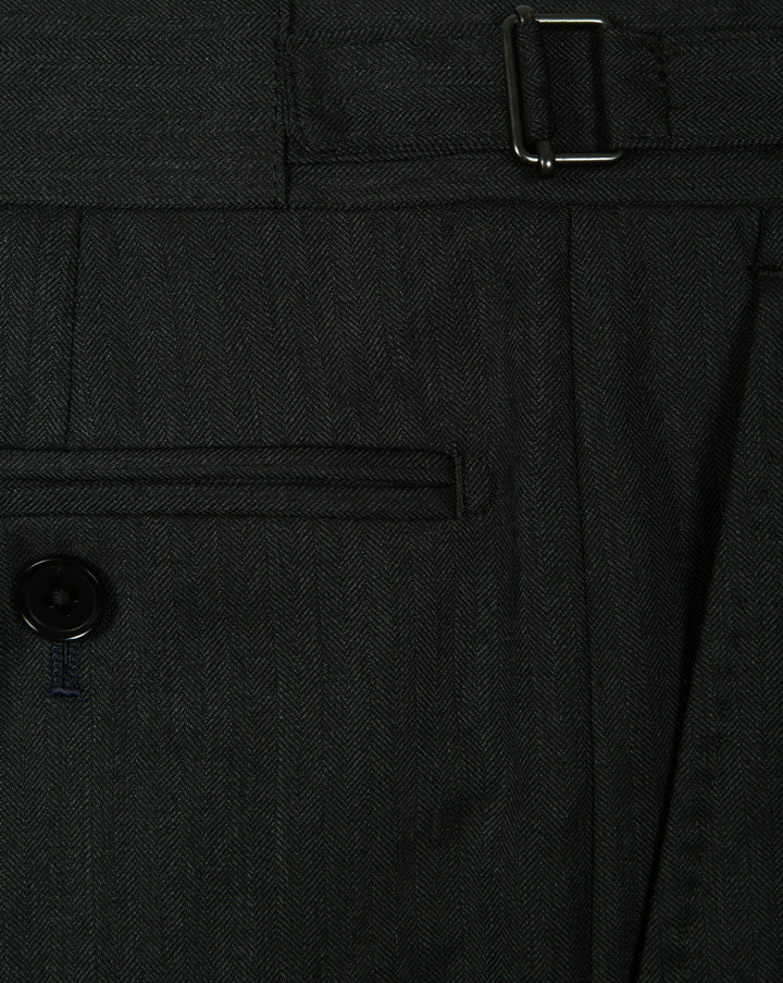 Costume Gris Anthracite à Chevrons