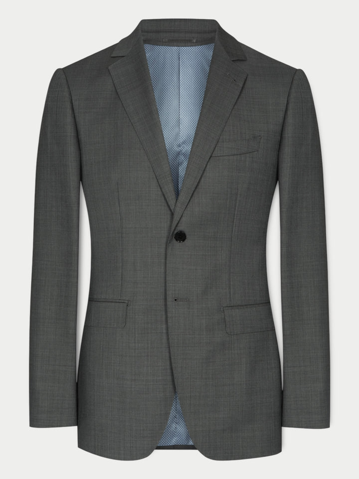 Grey Sharkskin Suit
