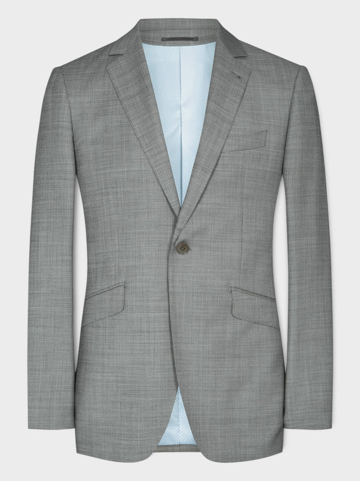 Light Grey Sharkskin Suit