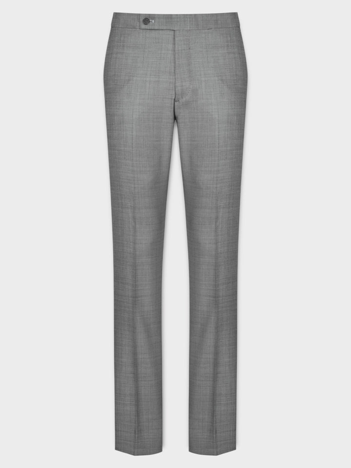 Light Grey Sharkskin Trouser