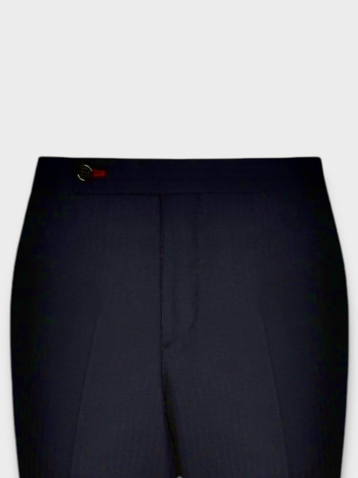 Navy Herringbone Trouser